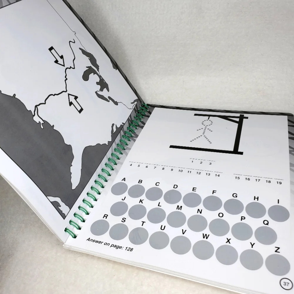 New! Brain Games Hangman Puzzles Book